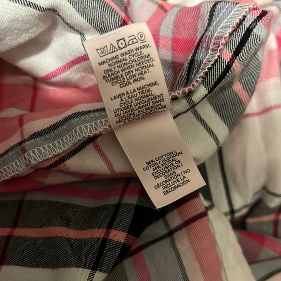 NWOT Victoria’s Secret Pink Plaid Sleep Shirt - Picture 5 of 5